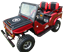 RPS Mini Jeep 125cc Go Kart, 3-speed with Reverse, Chrome Wheels