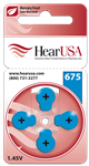 HearUSA Hearing Aid Batteries Size 675- 1 Carton