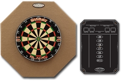 "Pro-Series" Backboard, Scoreboard & Winmau "Blade 4" Dartboard Combo