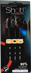 Shot! 905 90% Tungsten Steel-Tip Darts (3305)