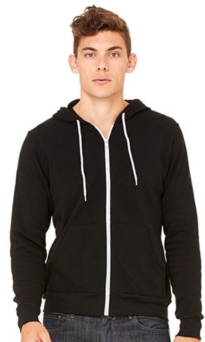 Bella Canvas Unisex Fleece Full Zip Hoodie