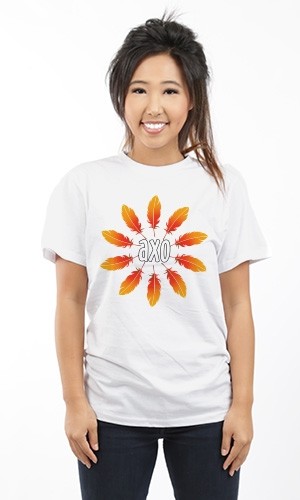 ALPHA CHI OMEGA FEATHERS UNISEX TEE