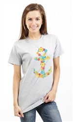 DELTA GAMMA FLOWER ANCHOR UNISEX TEE