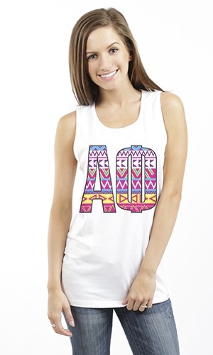 ALPHA PHI PATTERN UNISEX TANK