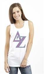 DELTA ZETA LETTERS UNISEX TANK