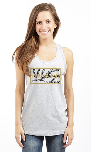 PI BETA PHI GOLD UNISEX TANK