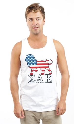 SIGMA ALPHA EPSILON AMERICAN LION UNISEX TANK