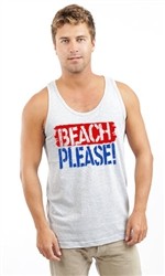 BEACH PLEASE UNISEX TANK