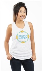 SIGMA KAPPA SPRING FLOWERS UNISEX TANK