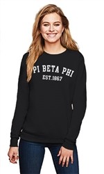 PI BETA PHI COLLEGE CREWNECK SWEATSHIRT