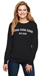 SIGMA SIGMA SIGMA COLLEGE CREWNECK SWEATSHIRT