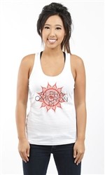 ALPHA OMICRON PI SUN RACERBACK TANK