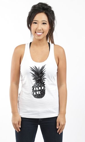 ALPHA CHI PINEAPPLE RACERBACK TANK