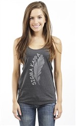 SIGMA KAPPA FEATHER RACERBACK TANK