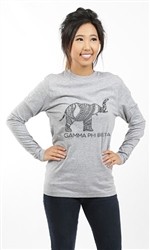 GAMMA PHI BETA ELEPHANT LONG SLEEVE TEE