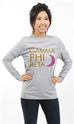 GAMMA PHI BETA MOON LONG SLEEVE TEE