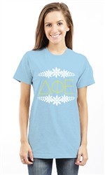 DELTA PHI EPSILON FLOWERS UNISEX TEE