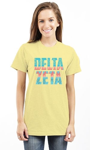 DELTA ZETA TRIBAL UNISEX TEE