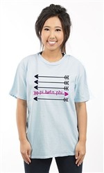 PI BETA PHI PINK ARROW UNISEX TEE