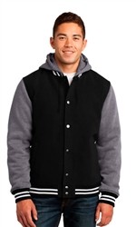 Sport Tek Unisex Insulated Letterman Varsity Jacket-Fast Shipping