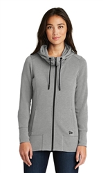 New Era Ladies Tri-Blend Fleece Full-Zip Hoodie