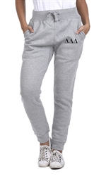 Unisex Greek Lettered Jogger Sweatpants