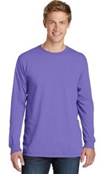 Port & Company Pigment-Dyed Long Sleeve Tee-Fast Shipping