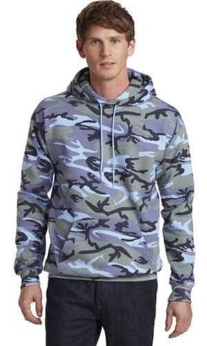 Port & Company Classic Camo Pullover Hooded Unisex Sweatshirt-Fast Shipping
