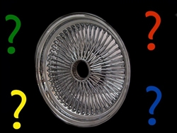 18X8 Standard 150 spokes (color spokes only) PREORDER ONLY!