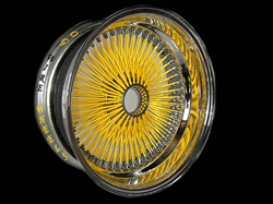 13x7 Reverse 100 Spokes (Powder Coated Yellow)