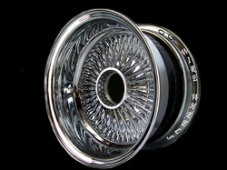 14X6 Reverse 100 Spokes ALL CHROME