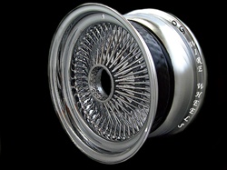 14X6 Standard  100 Spokes ALL CHROME