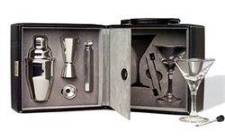 Martini Bar Set With Case