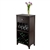 Ancona wine cabinet with stemware holder