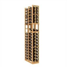 Double Deep 2 Column Wine Rack Display