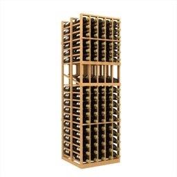 Double Deep 5 Column Wine Rack Display