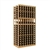 Double Deep 8 Column Wine Rack Display