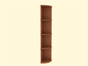 Solid Quarter Round Shelf