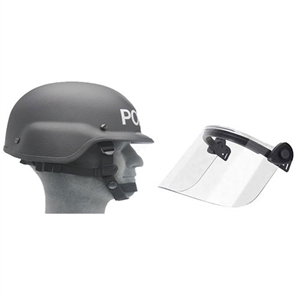 United Shield PST SC 650 Ballistic Helmet & Face Shield Kit