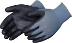 Industrial Stretch Nylon Gloves w/ Polyurethane Palm Grip - Medium