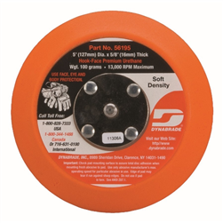 Dynabrade 56195 5" Hook & Loop Disc Pad 5/8" Soft