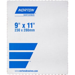 SHEET 9X11 80 GRIT A/O CLOTH NORTON K225 25/BX