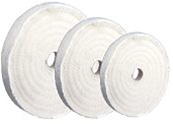 Formax 8" x 1/2" Cotton Buffing Wheel 20ply