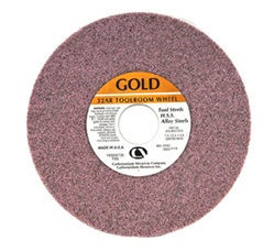 Carborundum 7" x 3/4" x 1-1/4" Toolroom Grinding Wheel GOLD A/O 46 Grit