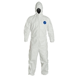 Tyvek Coverall TY127XXL w/ Hood & Boots XX-Large 25/bx