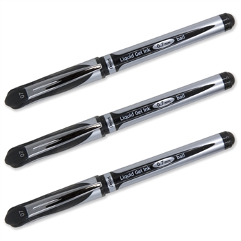 Pentel Black Fast Drying Gel Pen Set