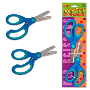 Case of Blue Lefty's Left-Handed Kid Scissors - 144 Packages