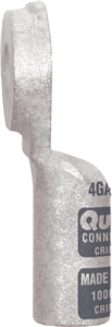 100653-2001 QuickCable 4 GA 3/8" Stud Crimpable Side Terminal Connector 
