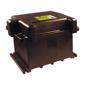 120175-001 QuickCable Black Polypropylene Dual 6 Volt/GC2 Battery Box