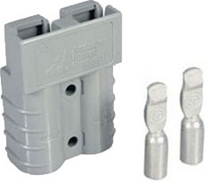 124107-001 QuickCable 1/0 175 Amp Gray Crimp SB Kit (Each)